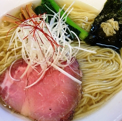 「魚介鶏だし塩らぁめん」@麺処 有彩の写真