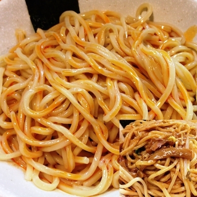 「冷やし油そば（中盛 300ｇ）」@麺屋 永太の写真