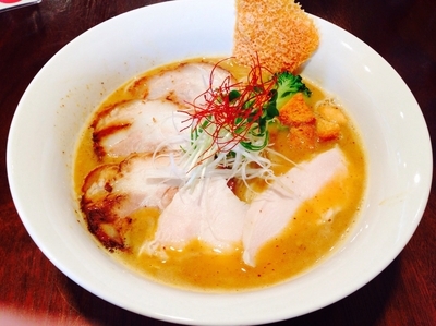 「月光鶏ポタそば チャーシュー増し」@黄昏タンデムの写真