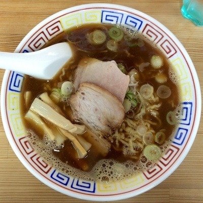 「あっこく麺(中)縮れ麺 650円」@長尾中華そば 青森駅前店の写真