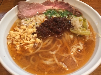 「【限定】辛いラーメン800円」@はりけんラーメンの写真