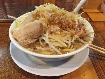 「ラーメン並 野菜ちょい増し」@ラーメン・つけ麺 神起の写真