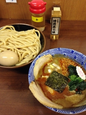 「担々つけめん  半肉盛り  味玉」@次念序の写真