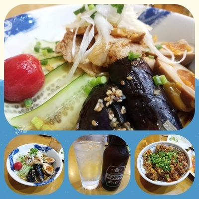 「【限定】雲白肉ととろろ芋の冷麺＋ミニ麻婆丼」@麺屋 扇 SENの写真