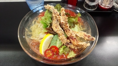 「冷やしトマト麺」@自家製麺SHINの写真