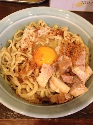 「あえそば（ヤサイ抜き）」@麺や あかつきの写真