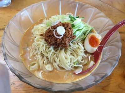「夏季限定 冷し味噌 中+めんたいマヨ丼」@大正麺業の写真