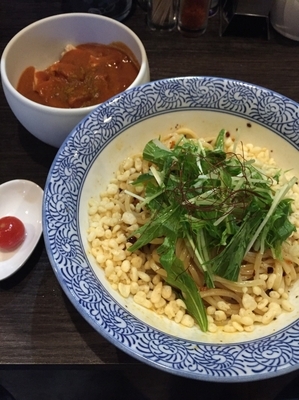 「【期間数量限定】冷やしトマトカレー和えつけ￥850」@麺処 ほん田 nijiの写真