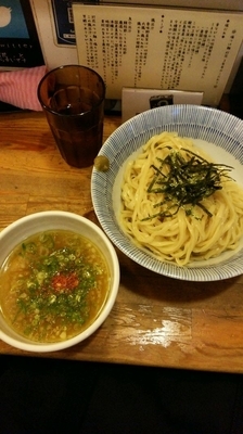 「淡麗塩つけ麺 800円」@塩つけ麺 灯花の写真