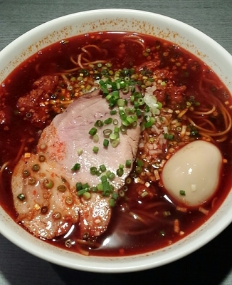 「台湾らぁめん+チャーシュー1枚+味玉(900円)」@喜乃壺の写真