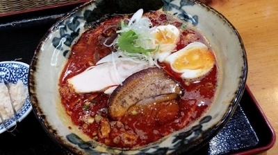 「辛ラーメン」@麺処 雄の写真