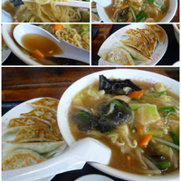 サンマーメンとぎょうざセット¥800