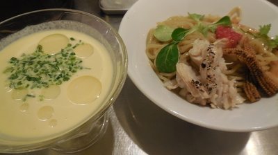 「トウモロコシの冷たいつけ麺」@麺や 庄の gotsuboの写真