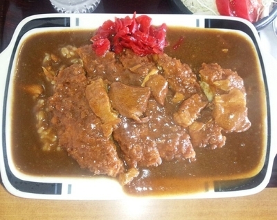 「カツカレー1030円」@ビッキ石の写真