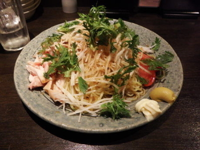 「バンバンジー冷麺（胡麻ダレ）」@中華食堂 茶虎の写真