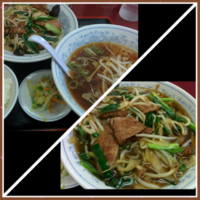 レバニラ炒めラーメン（レバニラ炒め定食+おともラーメン）