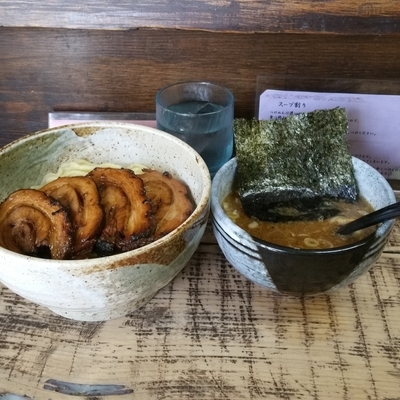 「チャーシューつけめん(並)」@めん屋 元助 平塚店の写真