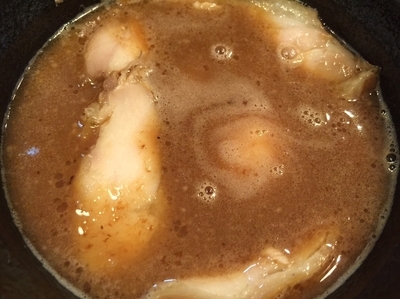 「[限定]全部入り つけ麺 銀だら搾り ～かば焼き仕立て～」@鮮魚らーめん 五ノ神水産の写真