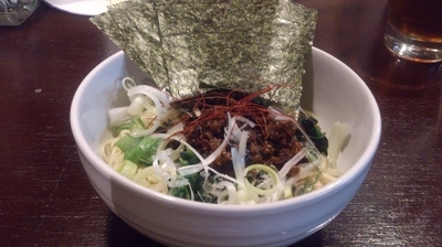 「冷やし担々麺+海苔(ポイントサービス)」@らーめん そよ風の写真