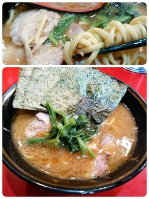 「ラーメン　麺カタメ他フツウ」@家系総本山 ラーメン吉村家の写真