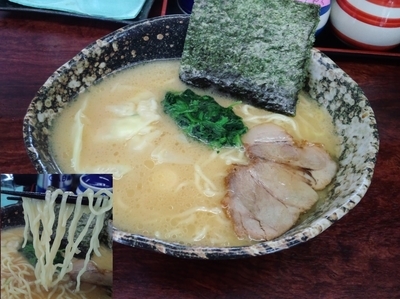 「ラーメン中800円固め＋ワンタン200円」@麺場 ちゃっちゃかの写真