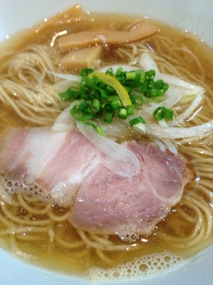 「鯖煮干しの塩そば」@町田汁場 しおらーめん進化 町田駅前店の写真