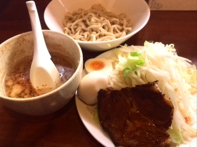 「つけ麺（小）＋味玉」@喝力屋の写真