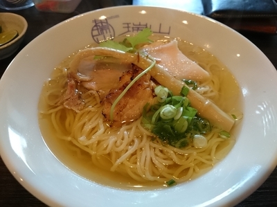 「【五周年記念限定】シャモロック しお 900円」@中華蕎麦 瑞山（ZUIZAN）の写真