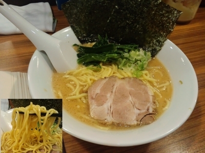 「浜風 ラーメン固め濃いめ680円」@麺家 浜風 戸塚店の写真