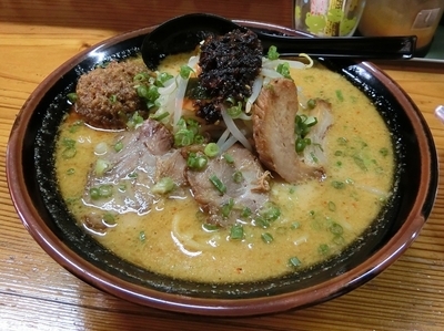 「深味噌らあめん(中辛)」@俺流らあめん・深味やの写真