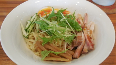 「冷やし中華タルタル添え(夏メニュー)」@家系ラーメン 横道(odo)の写真