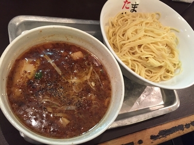 「黒糖背脂豚骨つけ麺【780円】」@たまぞうの写真