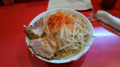 「ラーメン(中)ニンニク抜き、野菜チョイ増し」@ラーメン 池田屋 京都店の写真