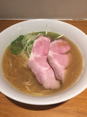 「鶏ポタージュそば（750円）」@ラーメン つけ麺 竹麺亭の写真