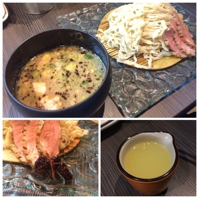 「【限定】鴨つけ麺 （大）1100円 + その他」@柳麺 呉田-goden-の写真