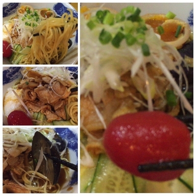 「【限定】雲白肉ととろろ芋の冷麺＋ミニ麻婆丼＋その他」@麺屋 扇 SENの写真