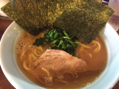「ラーメン海苔まし」@横浜家系 侍の写真