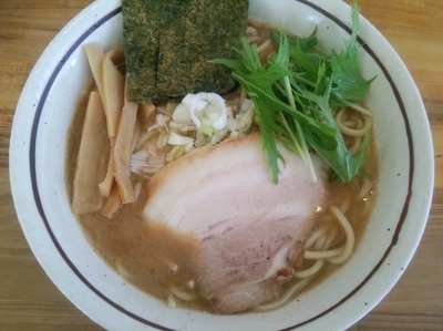 「魚介豚骨らーめん＋中盛」@麺屋 くおんの写真