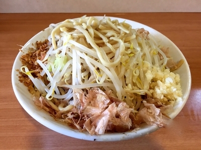 「小ラーメン・汁なし・ニンニク」@豚星。の写真