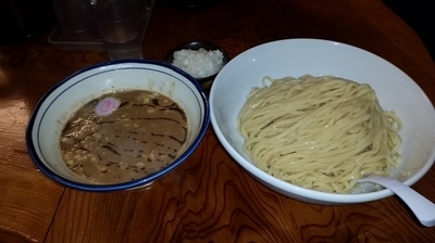「濃厚つけ麺 特盛 玉ねぎ」@銀座 朧月の写真