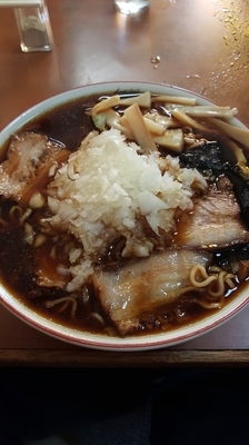 「ラーメン+薬味」@梅乃家の写真