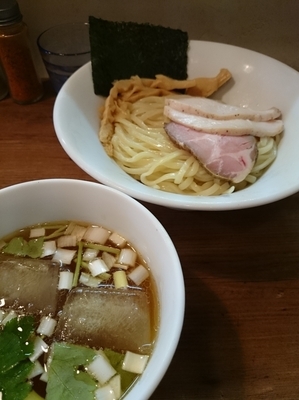 「【限定】冷やし煮干しつけそば 800円」@Trigo(トリーゴ)の写真