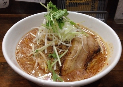 「エビ辛タンタン麺(期間限定)750円」@らーめん なぶら 左入店の写真