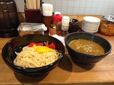 「カレーつけ麺」@つけ麺 上方屋 五郎ヱ門の写真