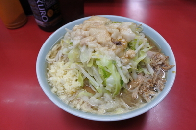 「小ラーメン(ニンニクアブラ)」@ラーメン二郎 中山駅前店の写真