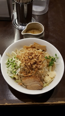 「油そば大盛840円」@つけめん102 川口店の写真