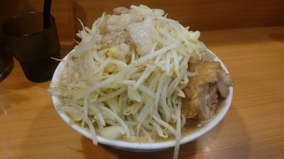 「小ラーメン」@ラーメン二郎 八王子野猿街道店2の写真