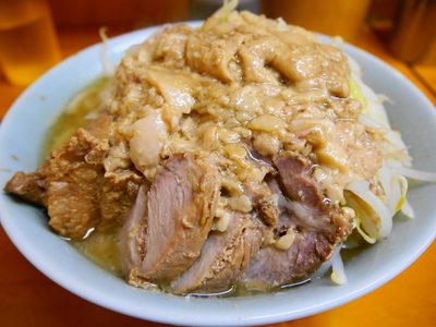 「小 アブラ」@ラーメン二郎 新橋店の写真