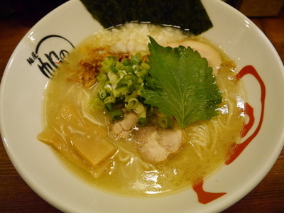 「鶏白湯らーめん」@麺屋 帆のる 新日本橋店の写真