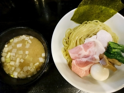 「塩つけ麺(800円)+御養鶏の味玉(120円)」@麺喰屋 澤 水天宮本店の写真